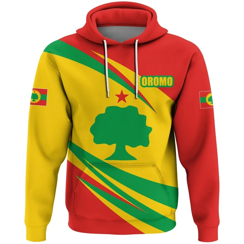 Oromo Flag Fantasy Hoodie, African Hoodie For Men Women