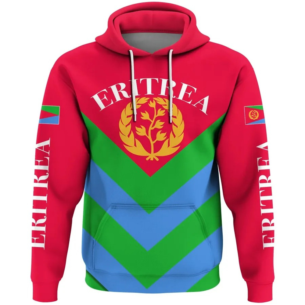 Eritrea Flag Special Hoodie, African Hoodie For Men Women