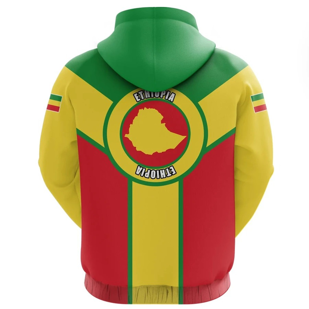 Personalized Ethiopia Rising Hoodie, African Hoodie For Men Women