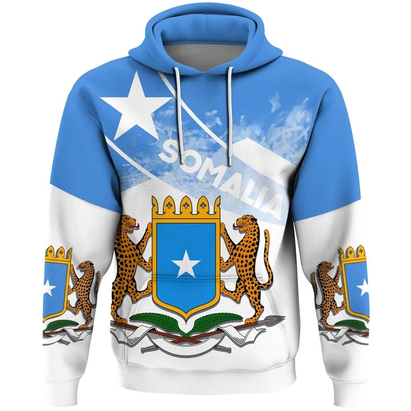 Somalia Alternative Flag Hoodie, African Hoodie For Men Women