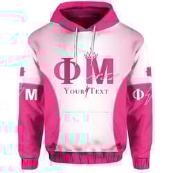 personalized phi mu lighting hoodie, african hoodie for men women