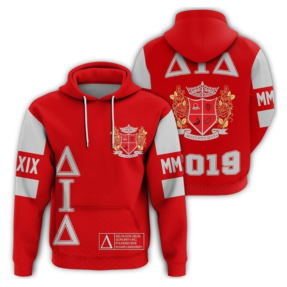 MCM Delta Iota Delta Hoodie, African Hoodie For Men Women