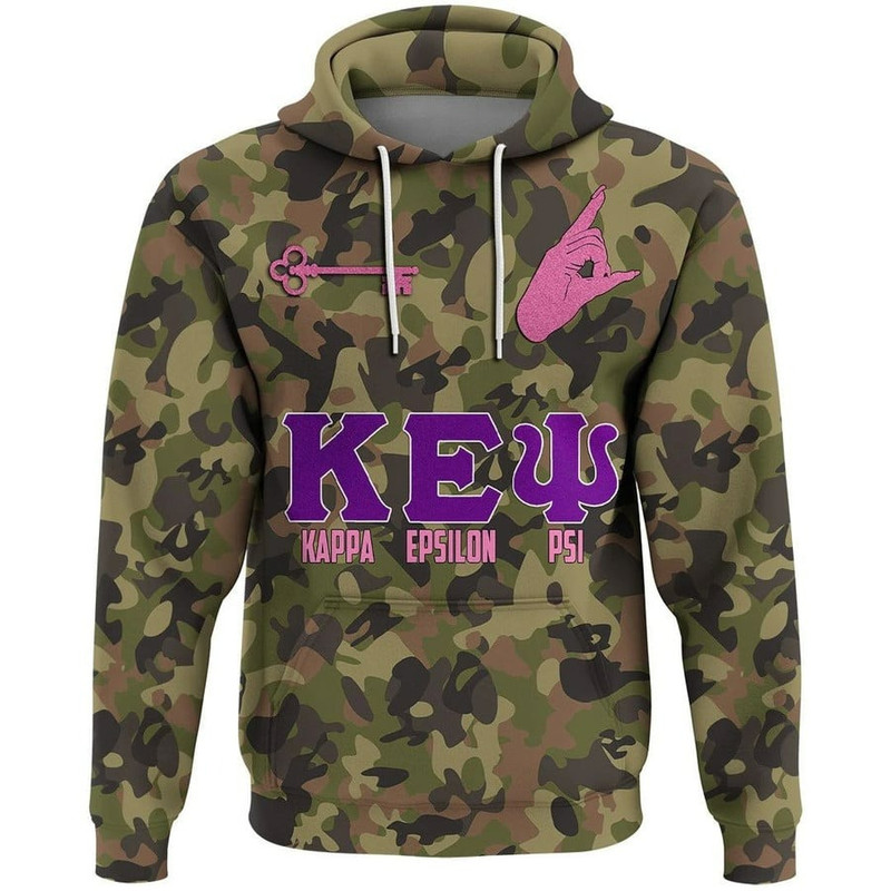 KEP Camo Hoodie, African Hoodie For Men Women