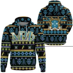 mu beta phi letter christmas hoodie, african hoodie for men women