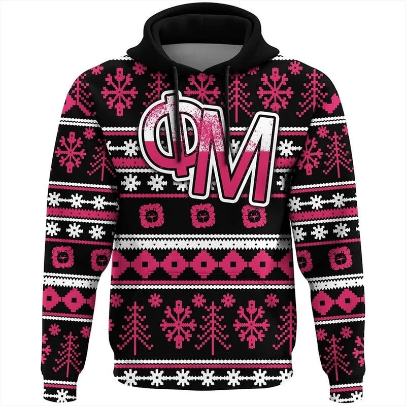 Christmas Splatters Sorority Phi Mu Hoodie, African Hoodie For Men Women