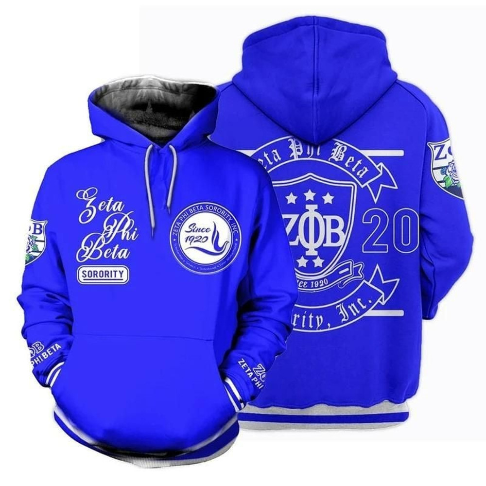 Zeta Phi Beta Hoodie Danh Style, African Hoodie For Men Women