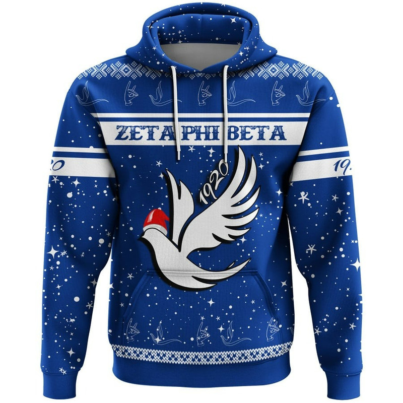 Zeta Phi Beta Christmas Hoodie, African Hoodie For Men Women