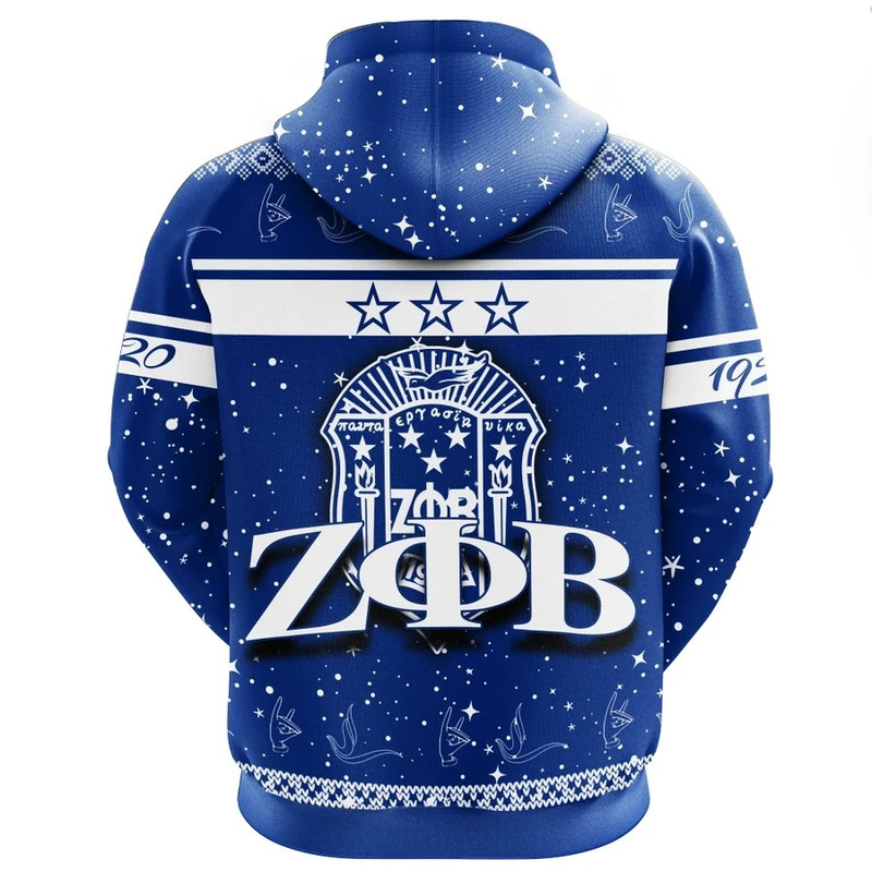 Zeta Phi Beta Christmas Hoodie, African Hoodie For Men Women