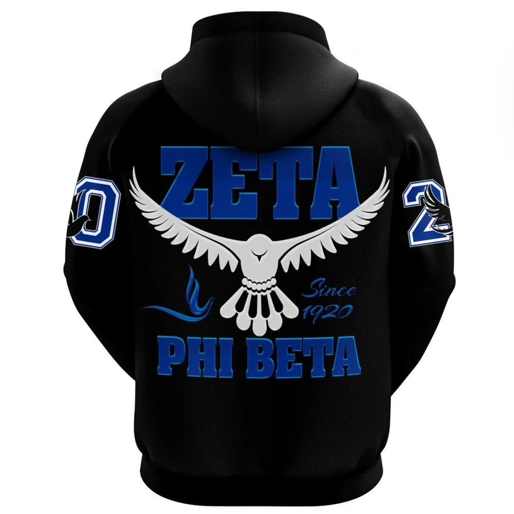 Zeta Phi Beta Hoodie Graduation Stole Style, African Hoodie For Men Women