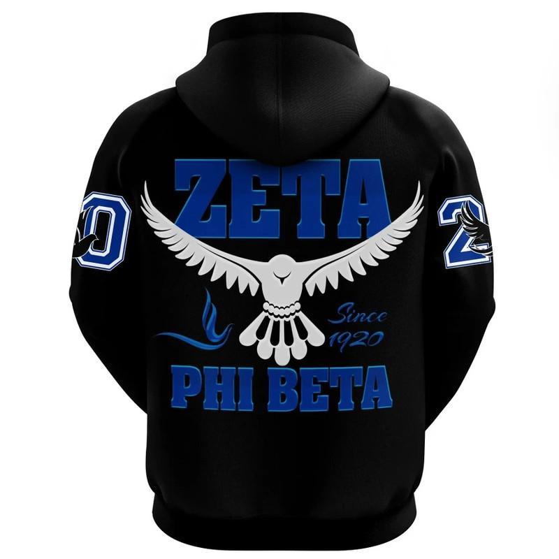 Zeta Phi Beta Hoodie Graduation Stole Style, African Hoodie For Men Women