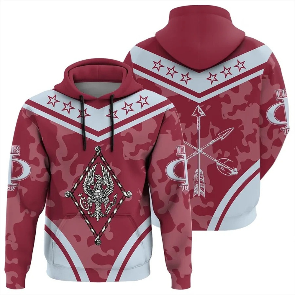 Pi Beta Phi Camouflage Hoodie, African Hoodie For Men Women