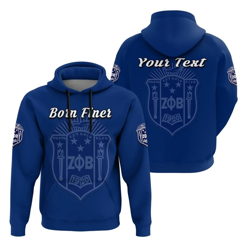 Personalised Zeta Phi Beta Hoodie, African Hoodie For Men Women