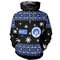 Christmas Snow Ball Phi Beta Sigma Black Hoodie, African Hoodie For Men Women