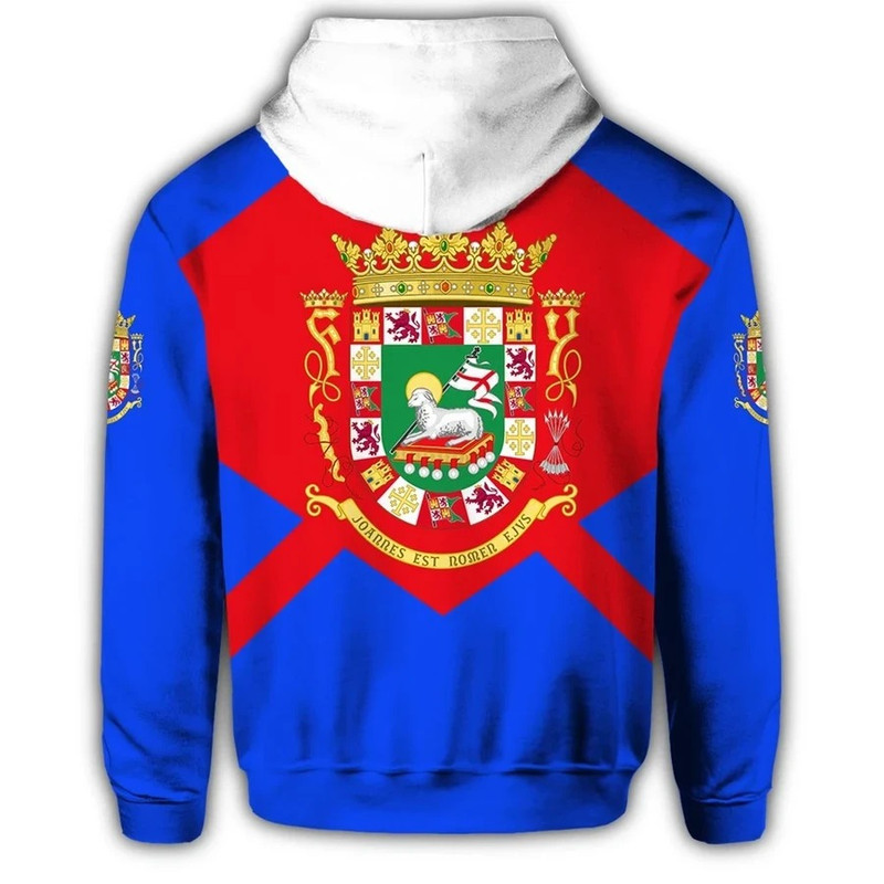 Encanto Rican Hoodie - Puerto Rico Coat Of Arm Simple Hoodie, African Hoodie For Men Women