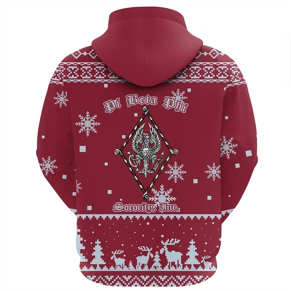 Christmas Letters Sorority Pi Beta Phi Hoodie, African Hoodie For Men Women