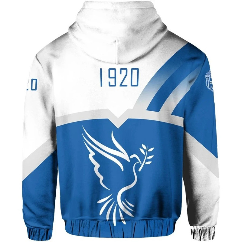 Zeta Phi Beta 1920 Dove Hoodie Prime Style, African Hoodie For Men Women