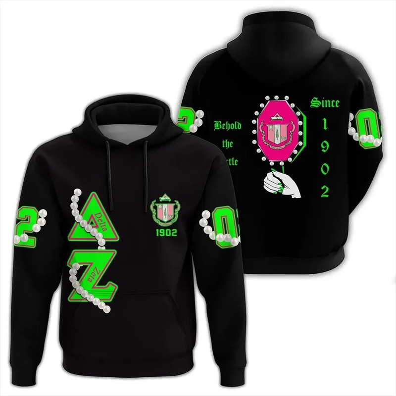 Delta Zeta Pearls Hoodie, African Hoodie For Men Women