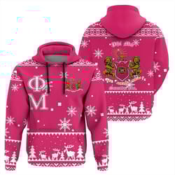 christmas letters sorority phi mu hoodie, african hoodie for men women