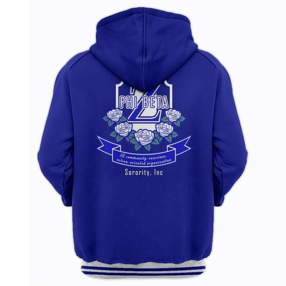 Shield Of Zeta Phi Beta Flowers Hoodie, African Hoodie For Men Women