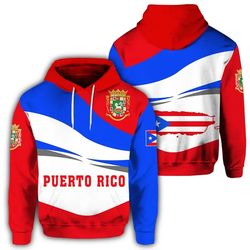 puerto rico flag sport hoodie, african hoodie for men women
