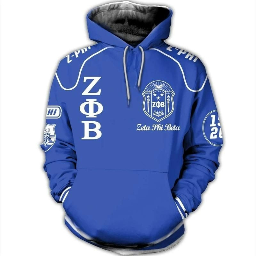 Flower Zeta Phi Beta Hoodie, African Hoodie For Men Women