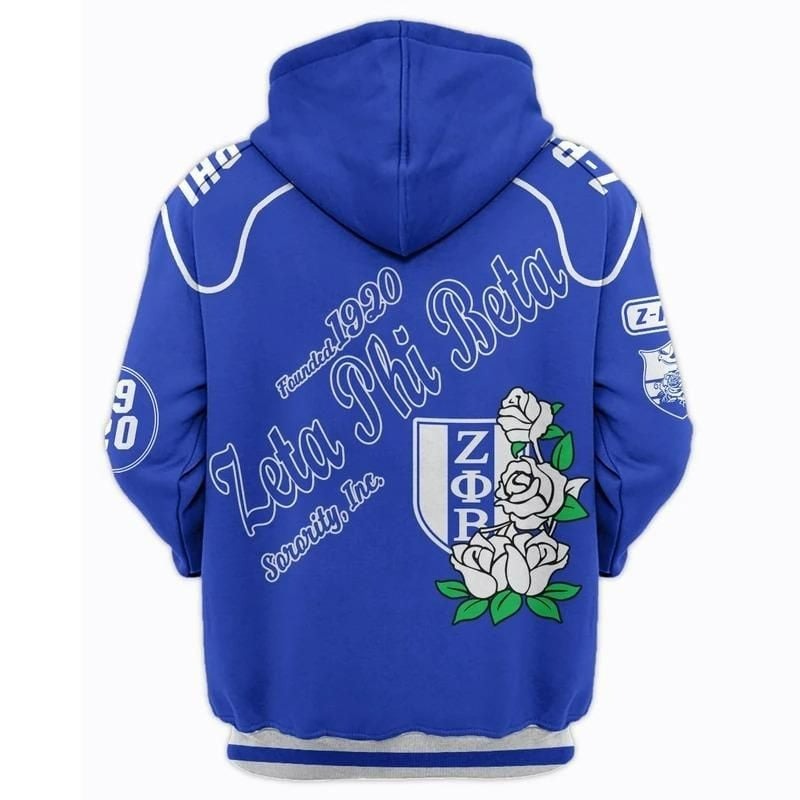 Flower Zeta Phi Beta Hoodie, African Hoodie For Men Women