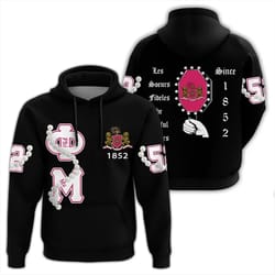 phi mu pearls hoodie, african hoodie for men women