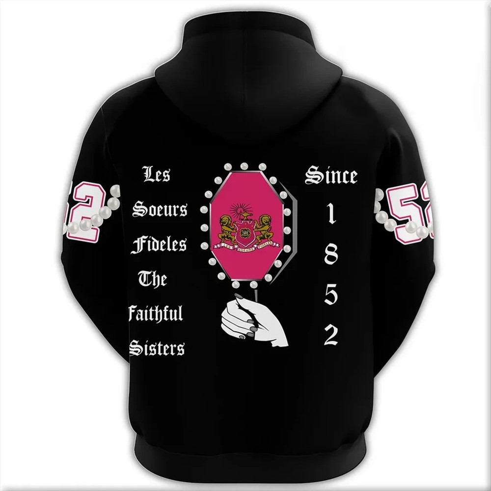 Phi Mu Pearls Hoodie, African Hoodie For Men Women