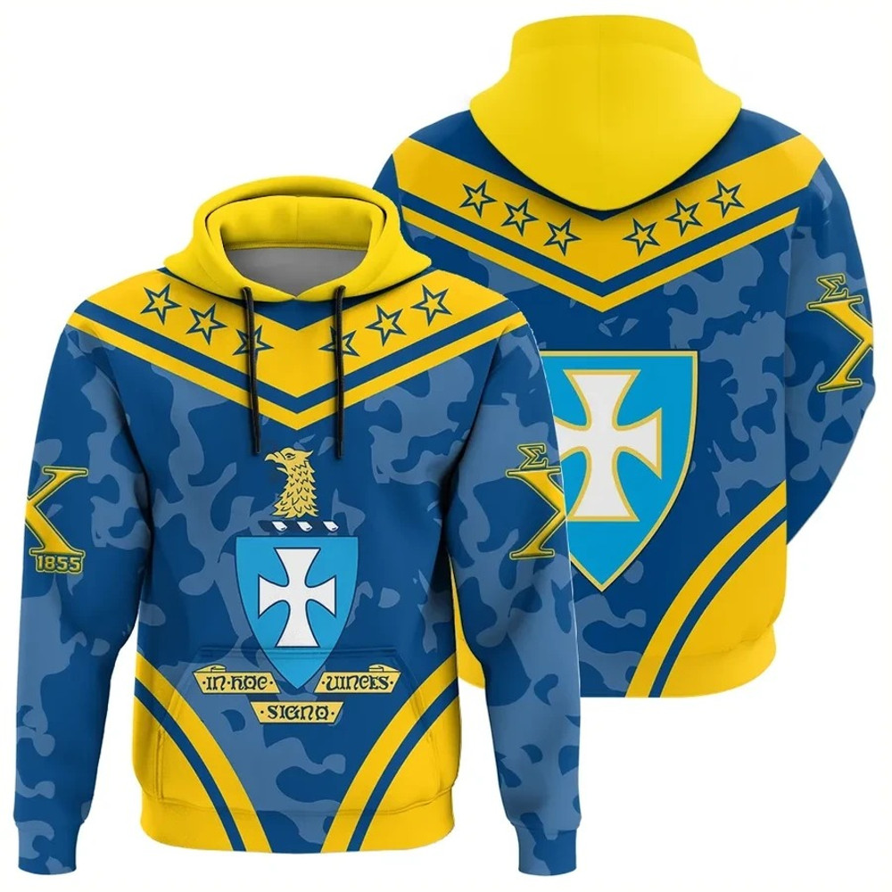 Sigma Chi Camouflage Hoodie, African Hoodie For Men Women