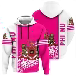 phi mu hoodie quarter style, african hoodie for men women