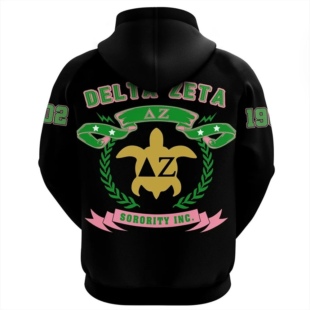 Delta Zeta Letters Hoodie, African Hoodie For Men Women