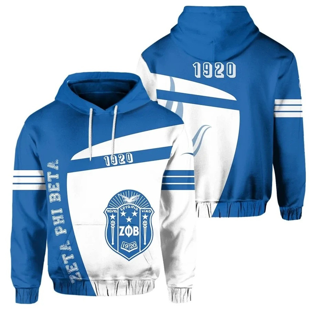 Zeta Phi Beta 1920 Dove Hoodie Iconic Style, African Hoodie For Men Women