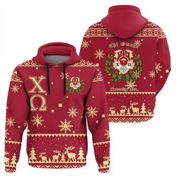 christmas letters sorority chi omega hoodie, african hoodie for men women