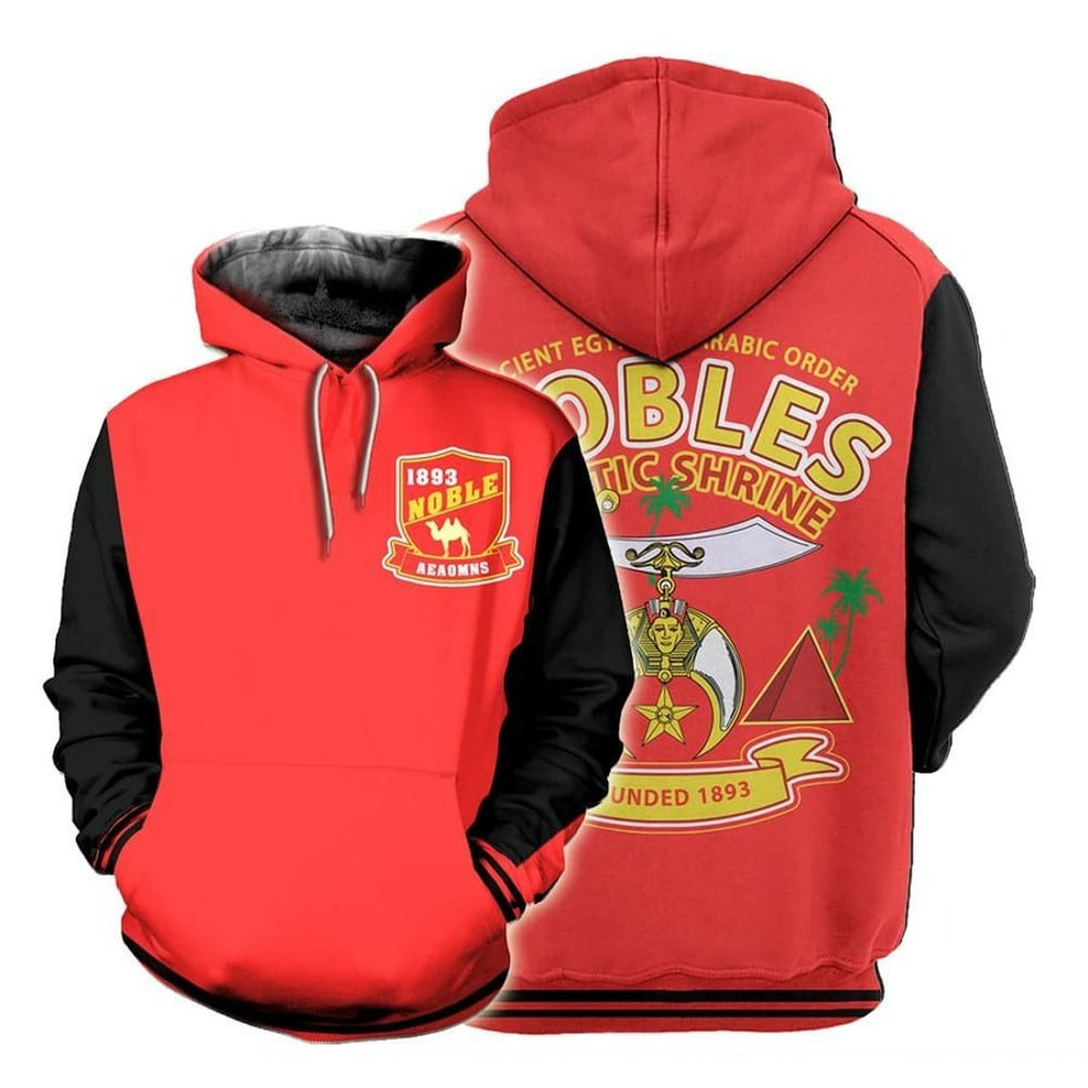 Noble Mystic Shrine Hoodie, African Hoodie For Men Women