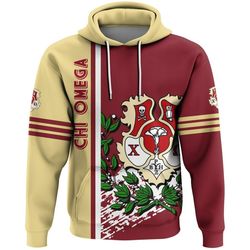 chi omega hoodie, african hoodie for men women