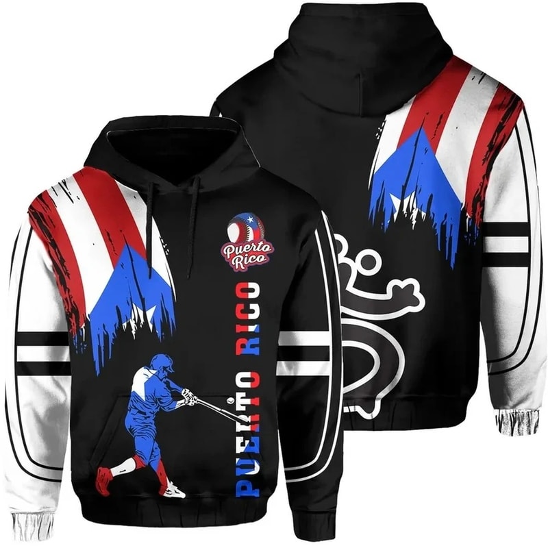 Puerto Rico Baseball Team Hoodie, African Hoodie For Men Women