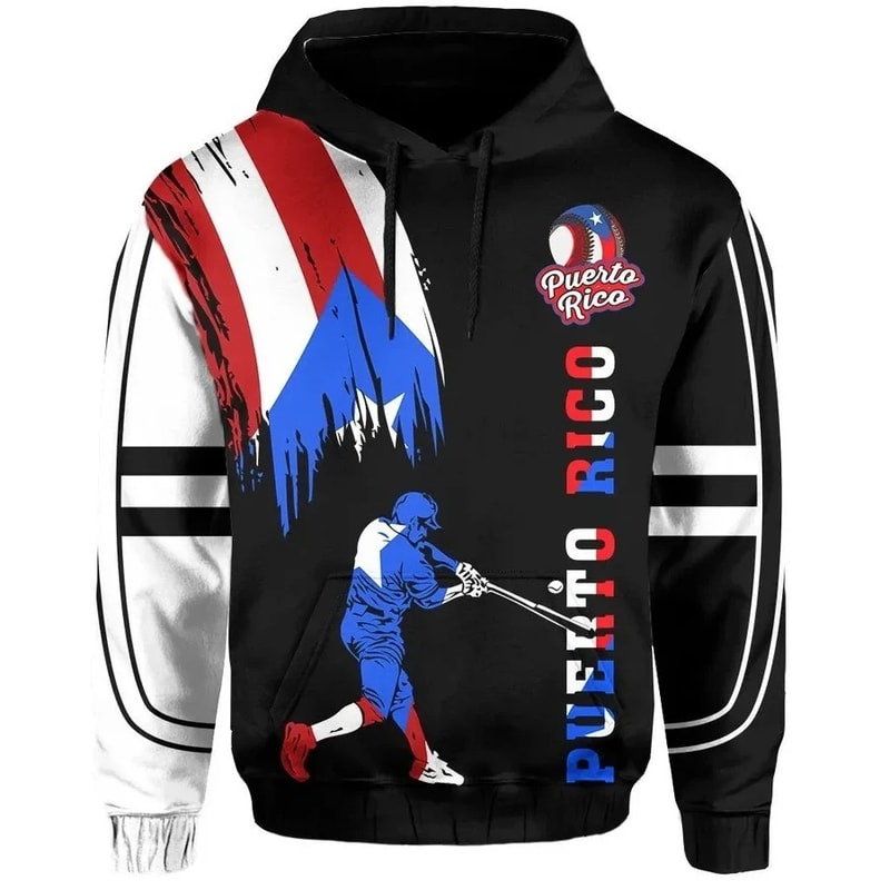 Puerto Rico Baseball Team Hoodie, African Hoodie For Men Women
