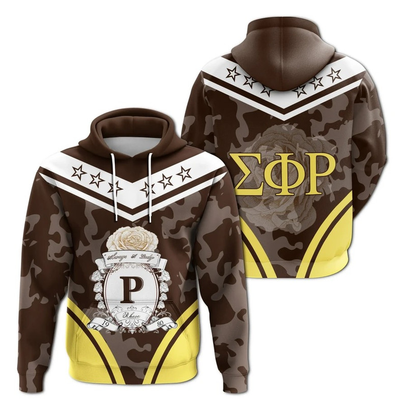 RHOSE Camouflage Hoodie, African Hoodie For Men Women