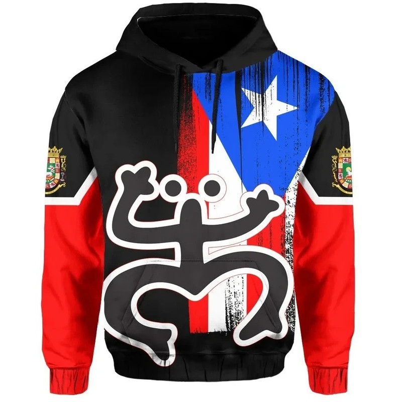 Puerto Rico Hoodie, African Hoodie For Men Women