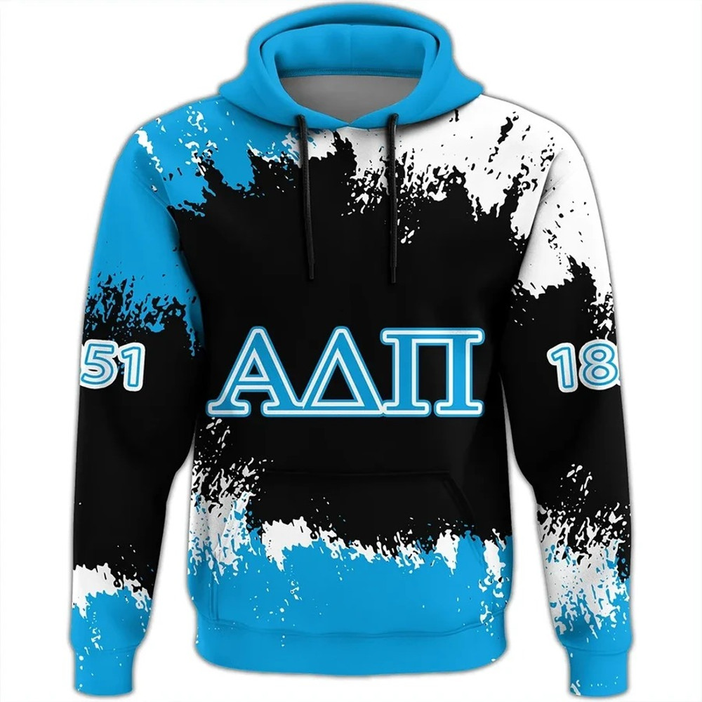 Alpha Delta Pi Face Style Hoodie, African Hoodie For Men Women