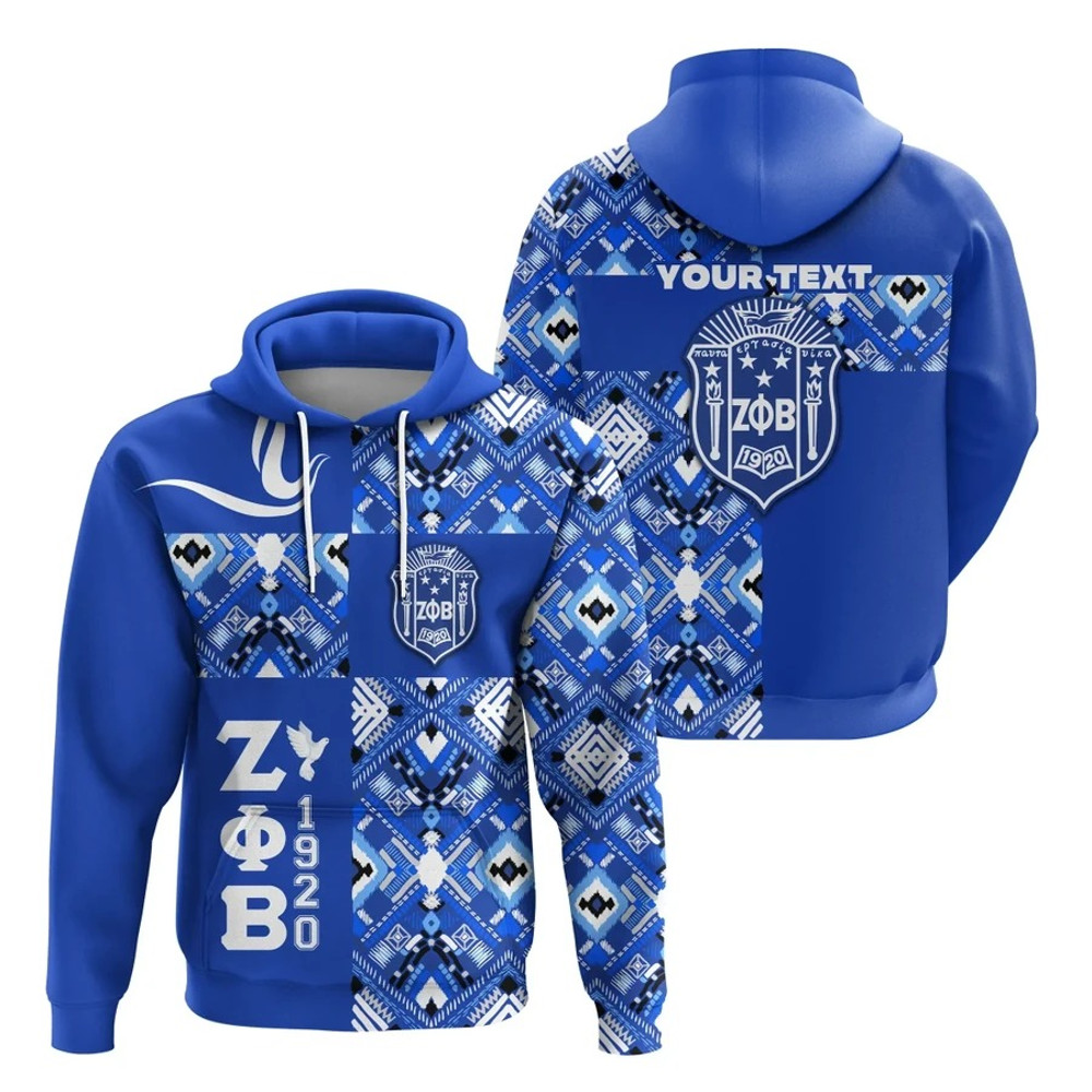 Personalized Zeta Phi Beta African Pattern Special Style Hoodie, African Hoodie For Men Women