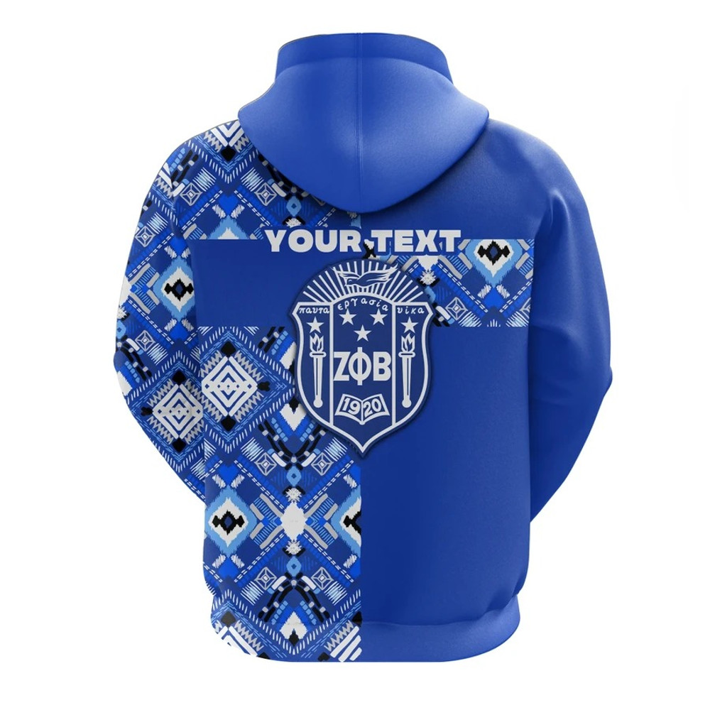 Personalized Zeta Phi Beta African Pattern Special Style Hoodie, African Hoodie For Men Women