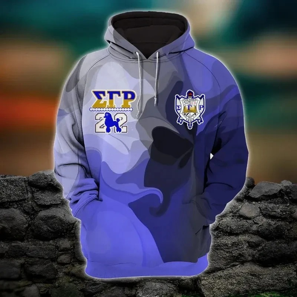 Sigma Gamma Rho Mix Marble Beautiful Girl Hoodie, African Hoodie For Men Women