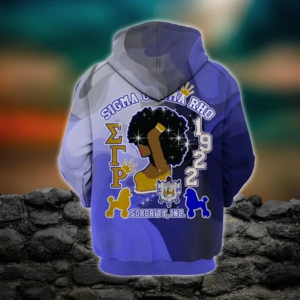Sigma Gamma Rho Mix Marble Beautiful Girl Hoodie, African Hoodie For Men Women