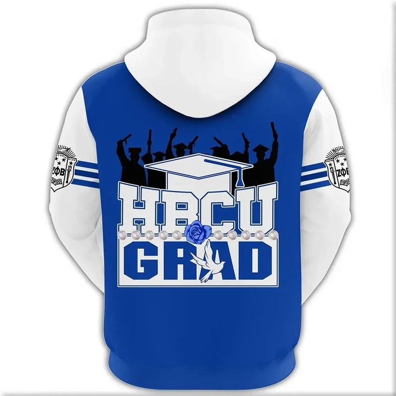 Zeta Phi Beta HBCU Graduation Hoodie, African Hoodie For Men Women