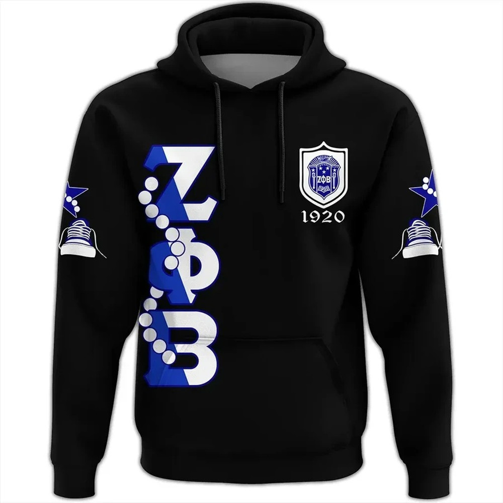 Zeta Phi Beta Pearls K.H Chucks n Pearls Hoodie, African Hoodie For Men Women