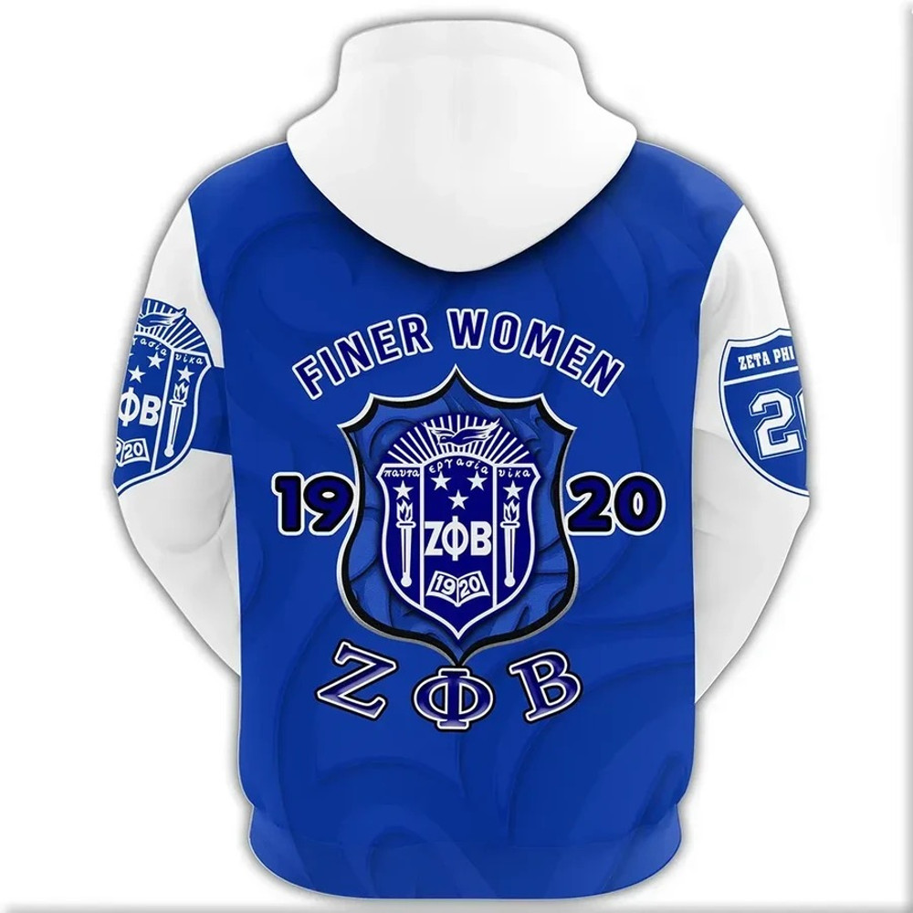 Zeta Phi Beta Finer Women Hoodie, African Hoodie For Men Women