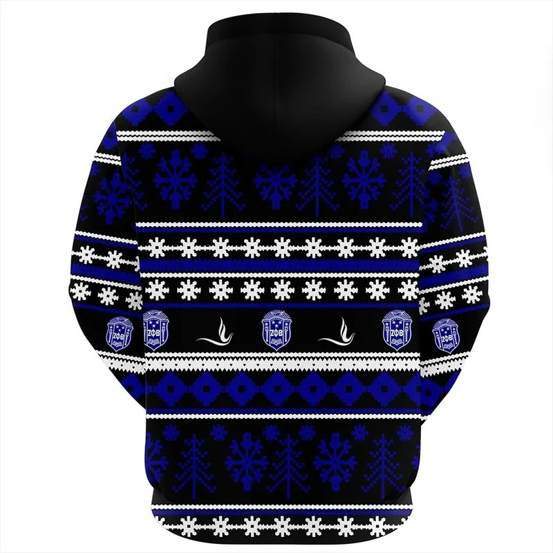 Zeta Phi Beta Christmas Splatters Hoodie, African Hoodie For Men Women