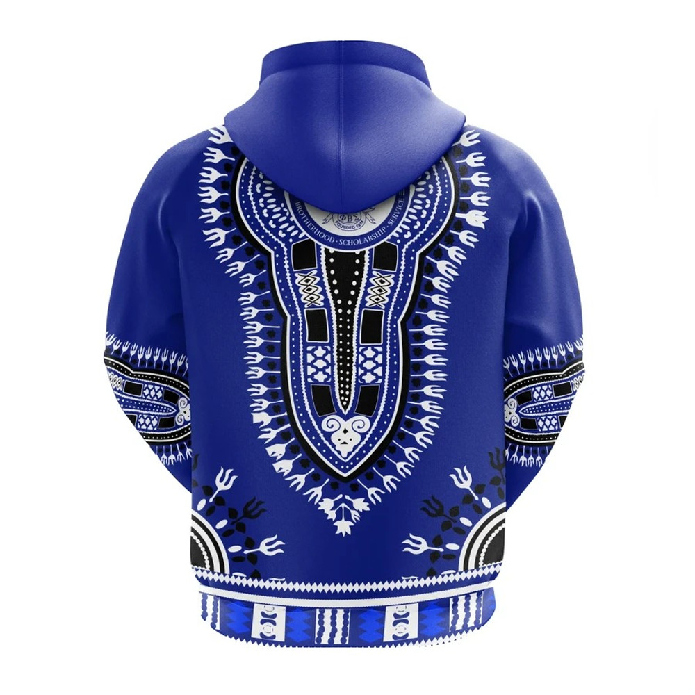 Phi Beta Sigma Dashiki Hoodie, African Hoodie For Men Women
