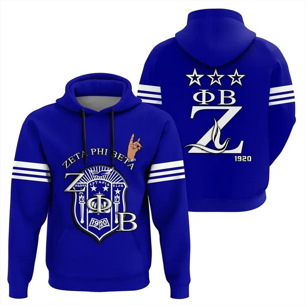 Zeta Phi Beta ZPB Style Hoodie, African Hoodie For Men Women